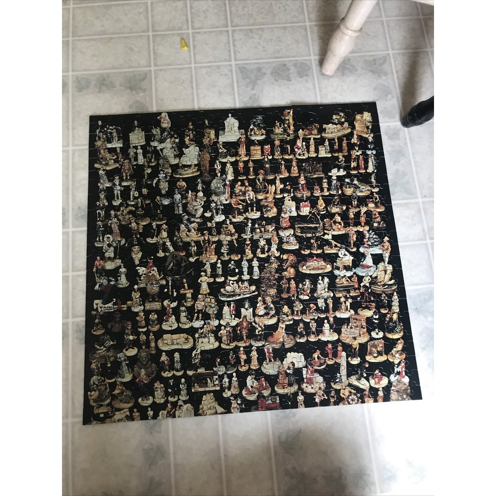 Vtg 1983 Eaton Jigsaw Puzzle SEBASTIAN MINIATURES History Literature Complete